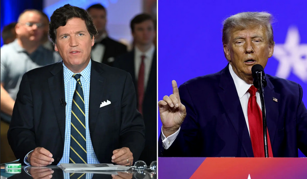 Trump Lamenting Tucker Carlsons Exit From Fox News Shocked Surprised