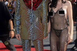 The Real Story Behind Rose Mcgowans Naked Vmas Dress