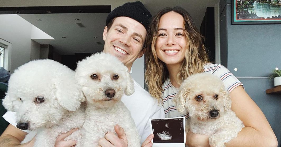 Pregnant! Grant Gustin, Wife Andrea Thoma Expecting Their 1st Child(01)