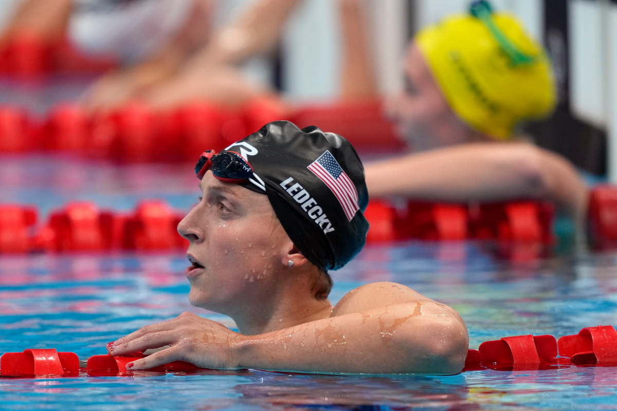 Katie Ledecky edged by rival Ariarne Titmus at Olympics in ...