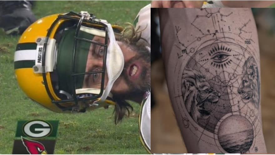 What Is The Meaning Behind Aaron Rodgers Newest Tattoo 0081