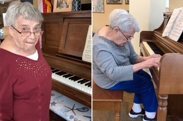 Daughter Captures Touching Moment Mom With Dementia Plays Piano