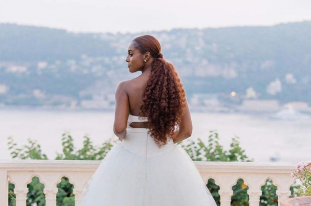 Issa Rae’s Butt-Length Wedding Ponytail Is Seriously Goals: Photos
